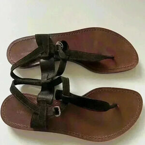 Sigerson Morrison Brown Thong Sandals Size 7.5